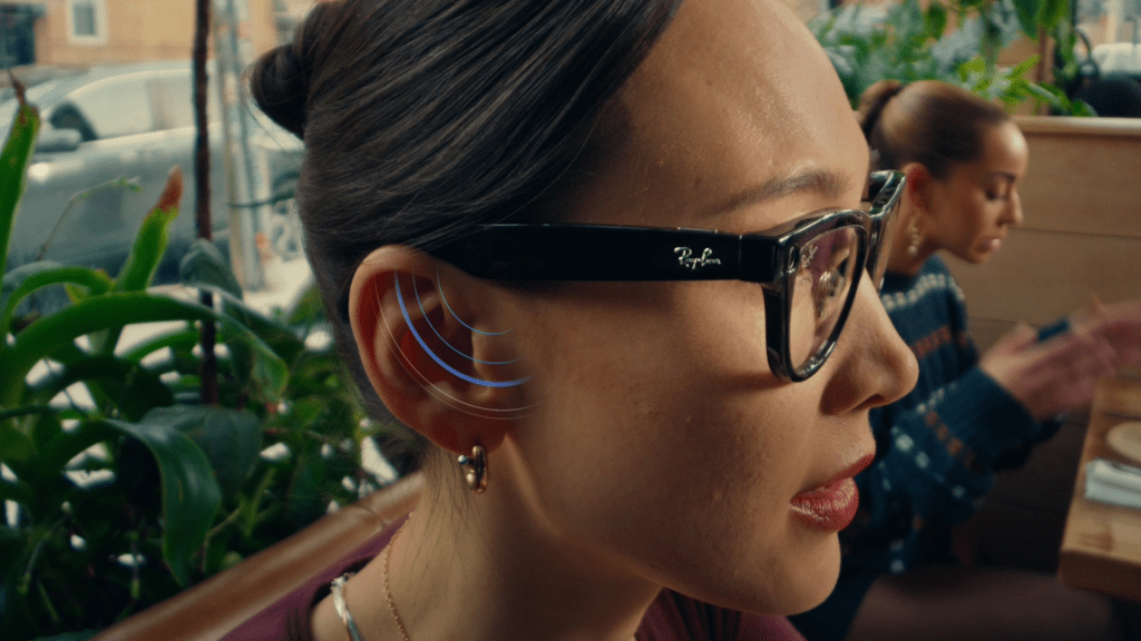 Ray-Ban Meta glasses — Conversation Focus feature